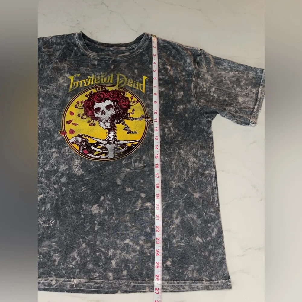 Grateful Dead Tie Dye Women’s T-Shirt Skull Rose Graphic - Picture 5 of 7
